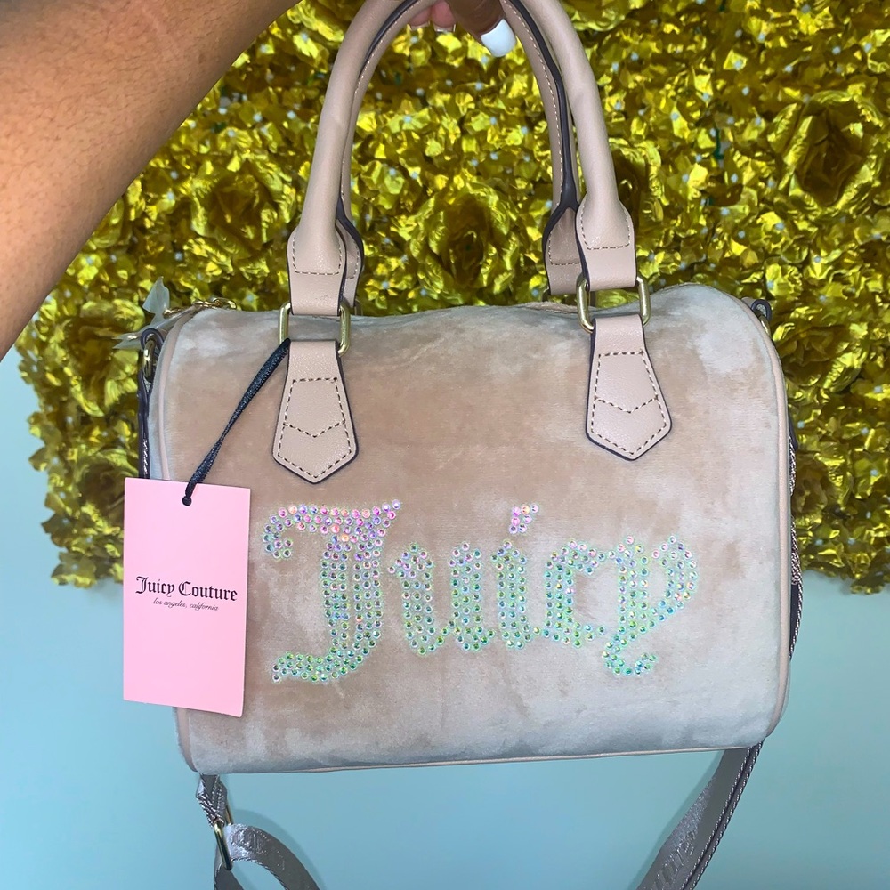 Juicy Couture small velour duffel bag